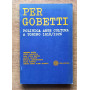 Politica arte cultura a Torino 1918/1926.