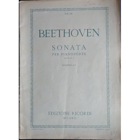 Sonata per pianoforte. Op. 31 N. 3