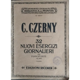 32 nuovi esercizi giornalieri per pianoforte. Op 848