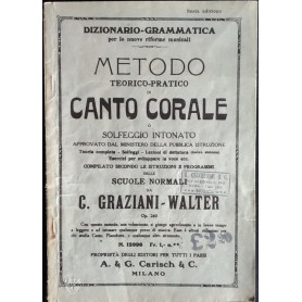 Metodo teorico - pratico di canto corale o solfeggio intonato