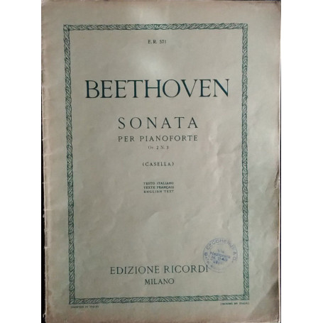 Sonata per pianoforte Op. 2 N. 3