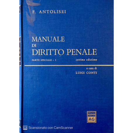 Manuale di diritto penale. Parte speciale I