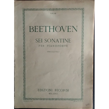 Sei sonatine per pianoforte (Frugatta)