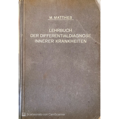 Lehrbuch der Differentialdiagnose innerer Krankheiten