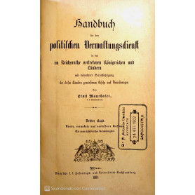 Handbuch fur den politischen verwaltungsdienst