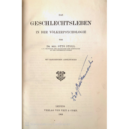 Das Geschlechtsleben in der volkerpsychologie