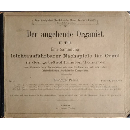 Der angehende Organist