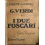I due Foscari. Canto e pianoforte