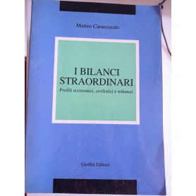 I bilanci straordinari