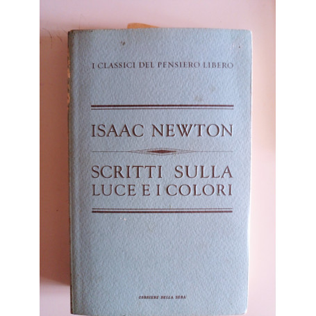 Scritti sulla luce e i colori