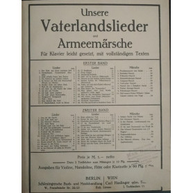 Unsere Vaterlandslieder und Armeemarsche