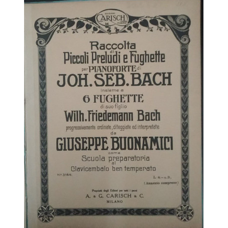 Raccolta di piccoli preludi e fughette per pianoforte