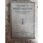 Discours de Benito Mussolini