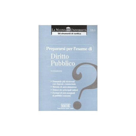 Prepararsi per l'esame di diritto pubblico