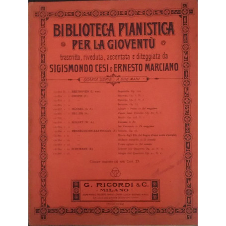 Biblioteca pianistica per la gioventù