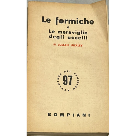 Le formiche e Le meraviglie degli uccelli