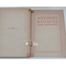 Cenni biografici di Antonio Rosmini. Onori funebri e testimonianze rese alla sua memoria