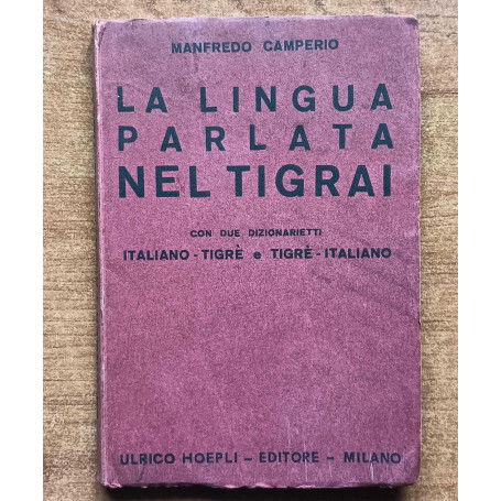 La lingua parlata nel tigrai
