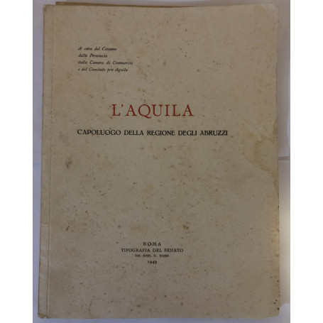 L'AQUILA capoluogo della regione degli Abruzzi.