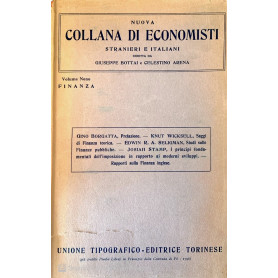 Collana di economisti: finanza Vol. 9