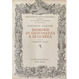 Memorie di giovinezza e di guerra 1740-1763