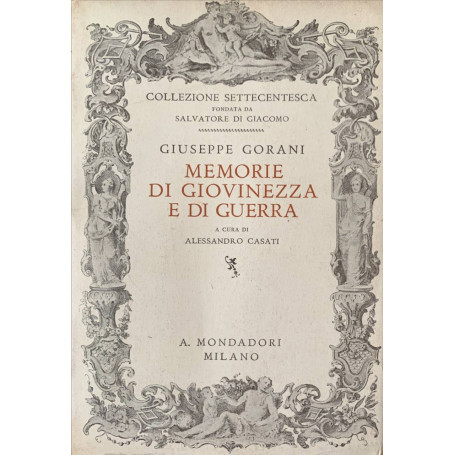 Memorie di giovinezza e di guerra 1740-1763