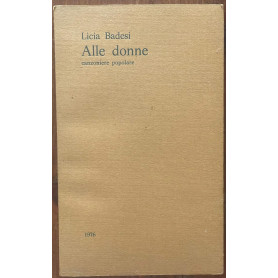alle donne canzoniere popolare