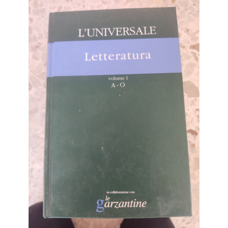 Letteratura. Volume 1 A-O