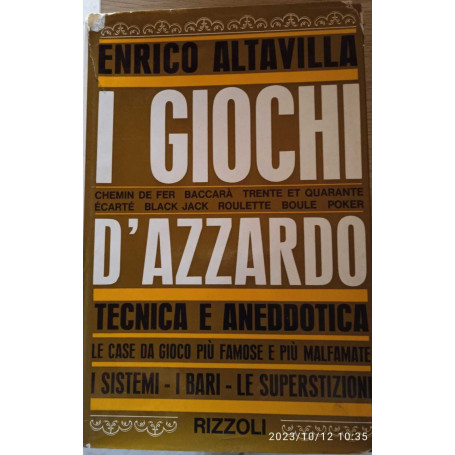 I giochi d'azzardo