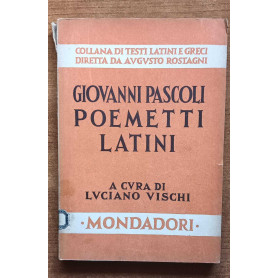 Giovanni Pascoli Poemetti latini