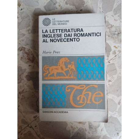 La letteratura inglese dai romantici al novecento