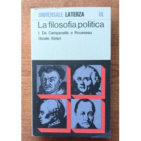 La filosofia politica