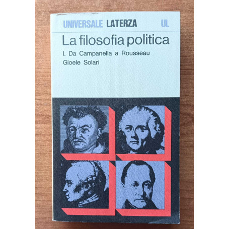 La filosofia politica