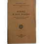 Poesia e non Poesia. Note sulla letteratura Europea del secolo Decimonono.