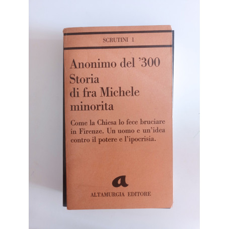 Anonimo del '300 Storia di fra Michele minorita