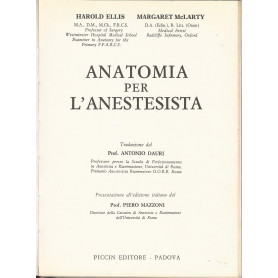Anatomia per l'anestesista