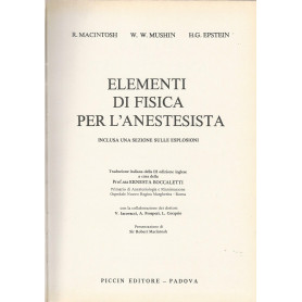 Elementi di fisica per l'anestesista