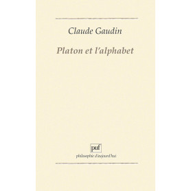 Platon et l'alphabet