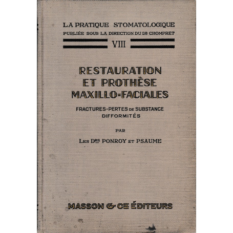 Restauration et prothése maxillo-faciales