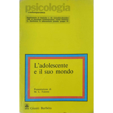 L'adolescente e ilsuo mondo