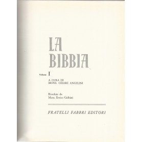 La bibbia. 5 Volumi + La storia della Chiesa