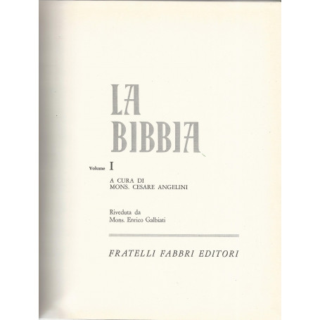 La bibbia. 5 Volumi + La storia della Chiesa