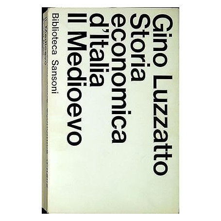 Storia economica d'Italia Il Medioevo
