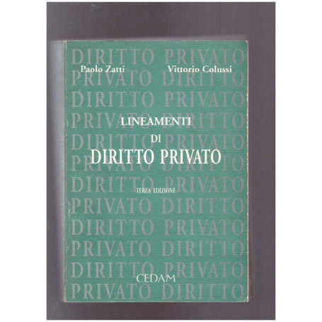 Lineamenti di diritto privato