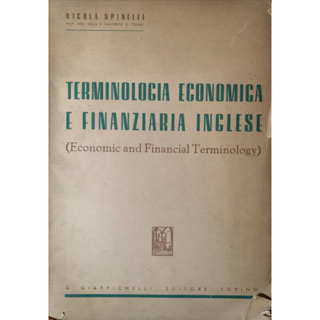 Terminologia economica e finanziaria inglese