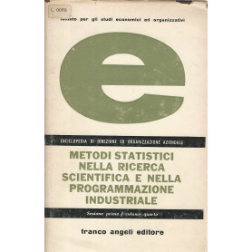 Metodi statistici nella ricerca scientifica e nella programmazione industriale. Sezione prima/volume quarto