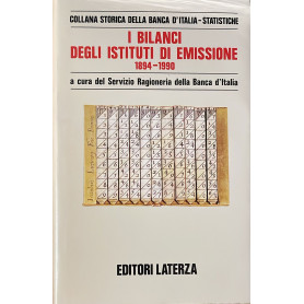 I bilanci degli istituti di emissione 1894-1990