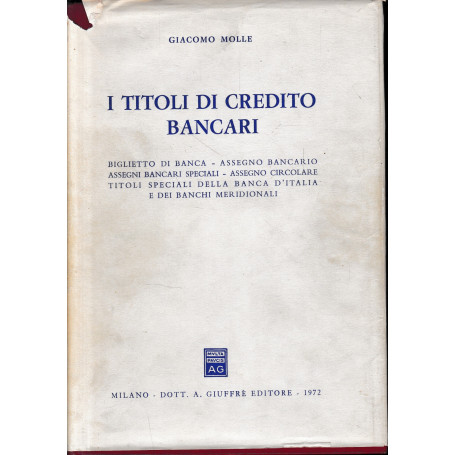 I titoli di credito bancari