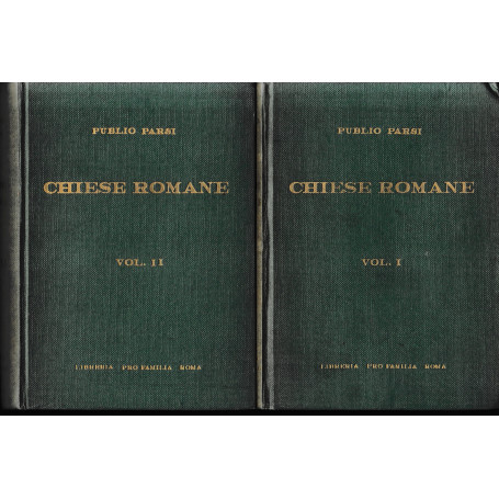 Chiese Romane due volumi.