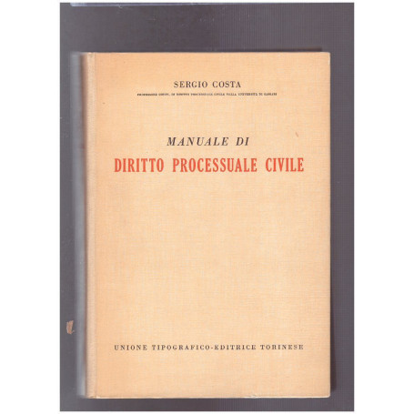 Manuale di diritto processuale civile